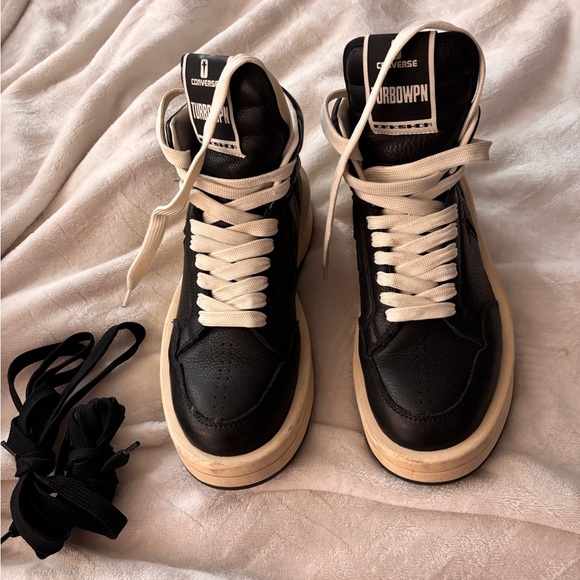 Rick Owens Drkshdw x Converse Turbown high top sneakers - Picture 2 of 8
